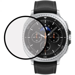 Полимерная пленка 3D (full glue) (тех.пак) для Samsung Galaxy Watch 8 40mm Черный