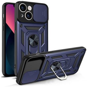 Чохол Ummi Camshield Serge Ring для Apple iPhone 13, Синій Чохол Ummi Camshield Serge Ring для Apple iPhone 13, Синій