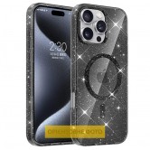 Чехол TPU Eclipse Sparkle (MagFit) для Apple iPhone 16e / 17e (6.1 дюйма) Black Чехол TPU Eclipse Sparkle (MagFit) для Apple iPhone 16e / 17e (6.1 дюйма) Black