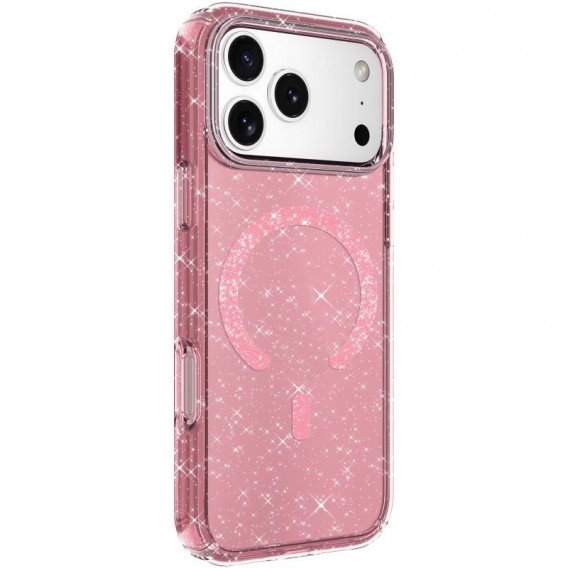 Чехол TPU Eclipse Sparkle (MagFit) для Apple iPhone 17 Pro (6.3) Pink