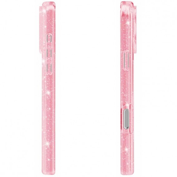Чехол TPU Eclipse Sparkle (MagFit) для Apple iPhone 17 Pro (6.3) Pink