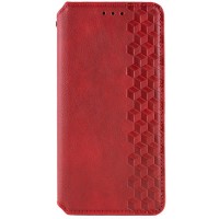 Кожаный чехол-книжка GETMAN Cubic (PU) для Apple iPhone XR (6.1) Красный Кожаный чехол-книжка GETMAN Cubic (PU) для Apple iPhone XR (6.1) Красный