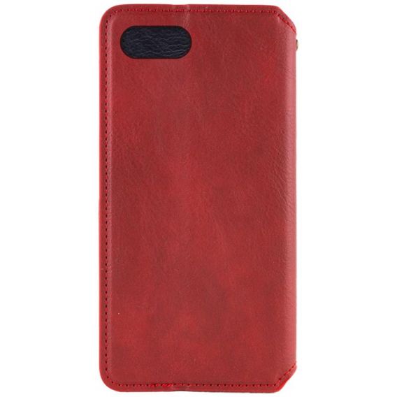 Шкіряний чохол-книжка GETMAN Cubic (PU) для Apple iPhone 7/8/SE (2020), Червоний