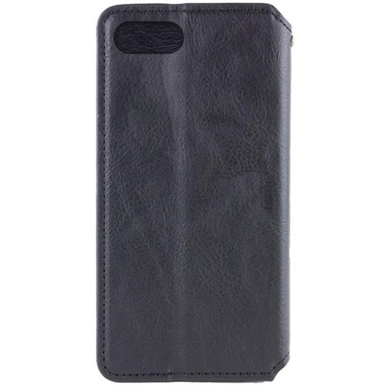Шкіряний чохол-книжка GETMAN Cubic (PU) для Apple iPhone 7/8/SE (2020), Чорний