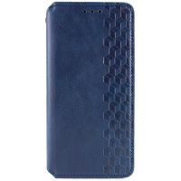 Шкіряний чохол-книжка GETMAN Cubic (PU) для Apple iPhone 11 (6.1) Синій