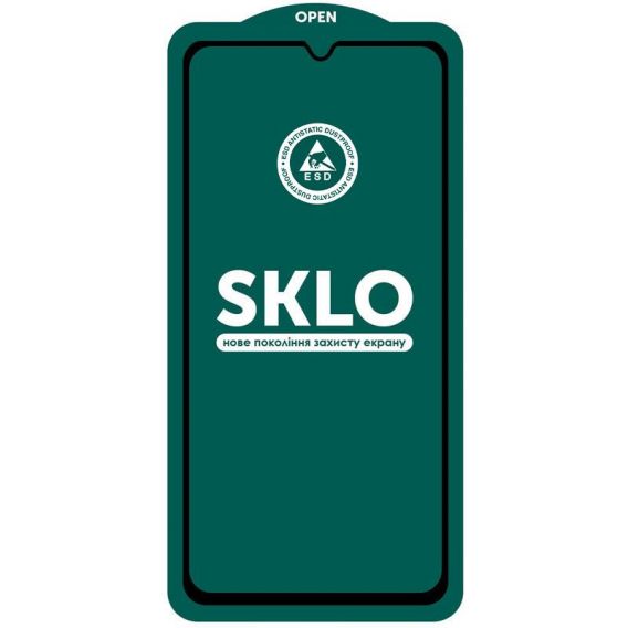 Захисне скло SKLO 5D (тех.пак) для Xiaomi Redmi 15C (EU) / Poco C85 (EU), Чорний