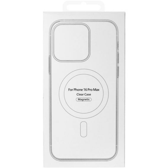 TPU+PC чохол Clear Garden with MagSafe для Apple iPhone 16, Blue Blossom