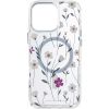 TPU+PC чохол Clear Garden with MagSafe для Apple iPhone 16 Pro Max, Cherry Petal