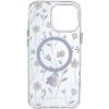 TPU+PC чохол Clear Garden with MagSafe для Apple iPhone 16 Pro Max, Cherry Petal