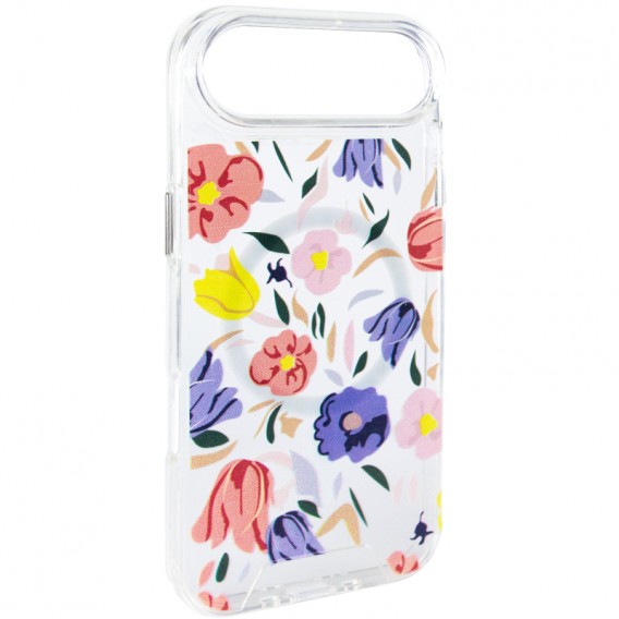 TPU+PC чохол Clear Garden with MagSafe для Apple iPhone 17 Air (6.5") Tropical Art
