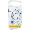TPU+PC чохол Clear Garden with MagSafe для Apple iPhone 17 Air (6.5") Blue Blossom