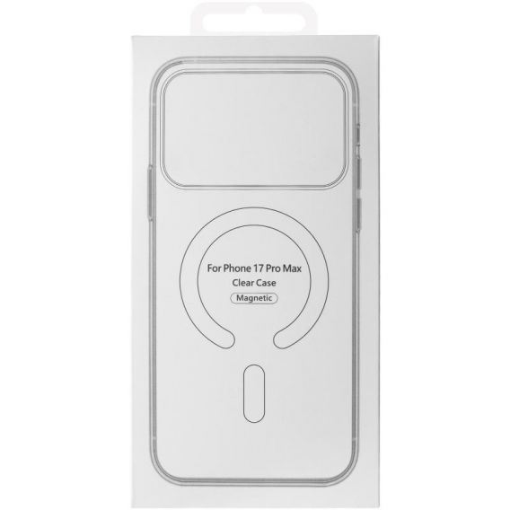 TPU+PC чохол Clear Garden with MagSafe для Apple iPhone 17 Pro, Blue Blossom