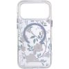 TPU+PC чохол Clear Garden with MagSafe для Apple iPhone 17 Pro Max, White Gardenia