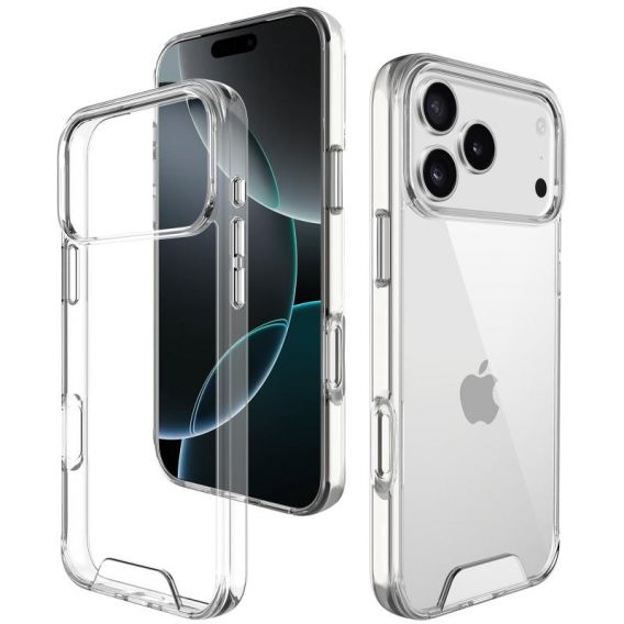 Чохол TPU Space Case transparent для Apple iPhone 17 Pro, Прозорий