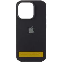 Чохол Silicone Case (AA) Logo with MagSafe для Apple iPhone 17, Чорний / Black