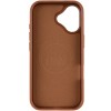 Шкіряний чохол Rally with MagSafe для Apple iPhone 17 (6.3") Brown / Black