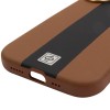 Шкіряний чохол Rally with MagSafe для Apple iPhone 17 (6.3") Brown / Black