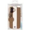 Кожаный чехол Rally with MagSafe для Apple iPhone 17 (6.3) Beige / White