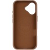 Кожаный чехол Rally with MagSafe для Apple iPhone 17 (6.3) Beige / White