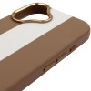 Кожаный чехол Rally with MagSafe для Apple iPhone 17 (6.3) Beige / White