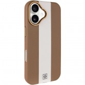 Кожаный чехол Rally with MagSafe для Apple iPhone 17 (6.3 дюйма) Beige / White Кожаный чехол Rally with MagSafe для Apple iPhone 17 (6.3 дюйма) Beige / White