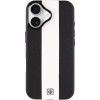 Кожаный чехол Rally with MagSafe для Apple iPhone 17 (6.3) Black / White