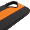 Кожаный чехол Rally with MagSafe для Apple iPhone 17 (6.3) Black / Orange