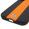 Кожаный чехол Rally with MagSafe для Apple iPhone 17 (6.3) Black / Orange