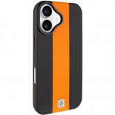 Кожаный чехол Rally with MagSafe для Apple iPhone 17 (6.3 дюйма) Black / Orange Кожаный чехол Rally with MagSafe для Apple iPhone 17 (6.3 дюйма) Black / Orange
