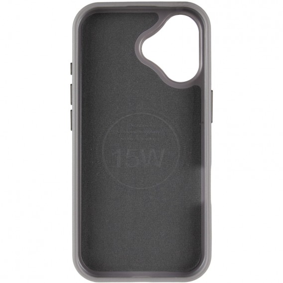 Кожаный чехол Rally with MagSafe для Apple iPhone 17 (6.3) Grey / White