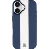 Кожаный чехол Rally with MagSafe для Apple iPhone 17 (6.3) Blue / White