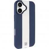 Кожаный чехол Rally with MagSafe для Apple iPhone 17 (6.3 дюйма) Blue / White Кожаный чехол Rally with MagSafe для Apple iPhone 17 (6.3 дюйма) Blue / White