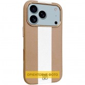 Кожаный чехол Rally with MagSafe для Apple iPhone 17 Air (6.5 дюйма) Beige / White