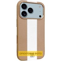Шкіряний чохол Rally with MagSafe для Apple iPhone 17 Air, Beige / White