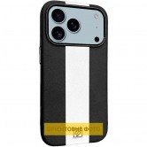 Кожаный чехол Rally with MagSafe для Apple iPhone 17 Air (6.5 дюйма) Black / White Кожаный чехол Rally with MagSafe для Apple iPhone 17 Air (6.5 дюйма) Black / White