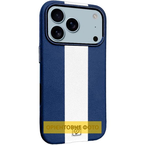 Шкіряний чохол Rally with MagSafe для Apple iPhone 17 Air, Blue / White