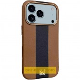 Кожаный чехол Rally with MagSafe для Apple iPhone 17 Air (6.5 дюйма) Brown / Black Кожаный чехол Rally with MagSafe для Apple iPhone 17 Air (6.5 дюйма) Brown / Black