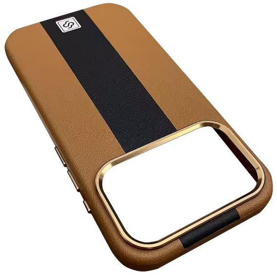 Шкіряний чохол Rally with MagSafe для Apple iPhone 17 Pro, Brown / Black