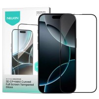 Защитное стекло Nillkin (CP+ max 3D) (full glue) для Apple iPhone 16 / 15 (6.1 дюйма) Черный