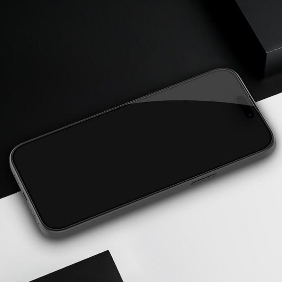 Захисне скло Nillkin (CP+ max 3D) (full glue) для Apple iPhone 16 / 15, Чорний
