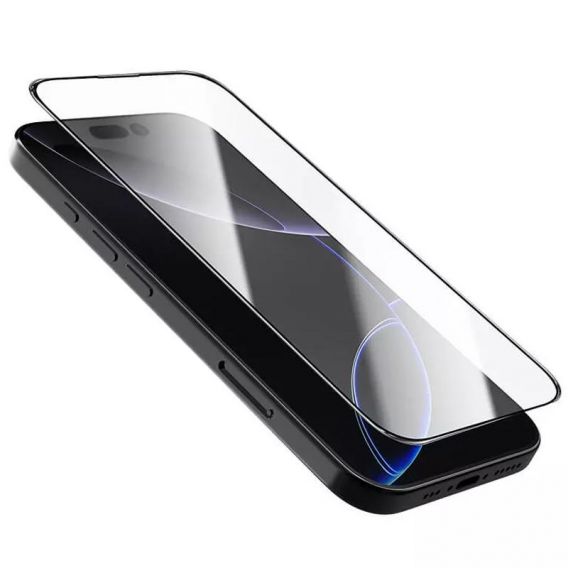 Захисне скло Nillkin (CP+PRO) для Apple iPhone 16 (+ аплікатор), Чорний