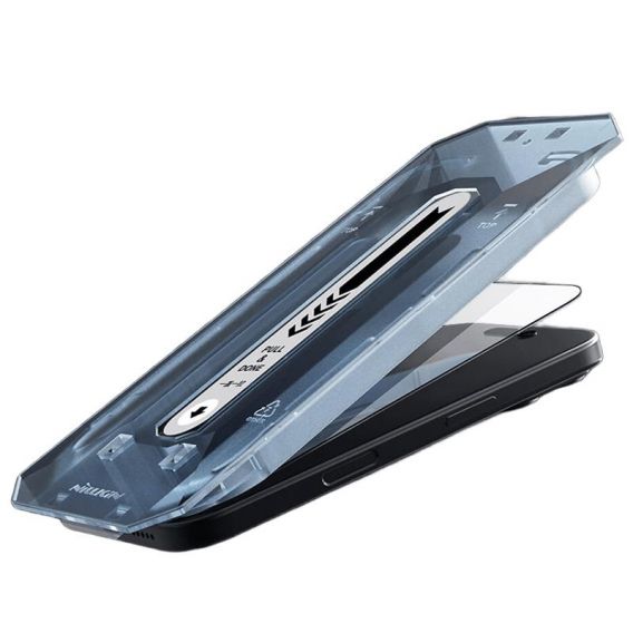 Захисне скло Nillkin (CP+PRO) для Apple iPhone 17 (+ аплікатор), Чорний