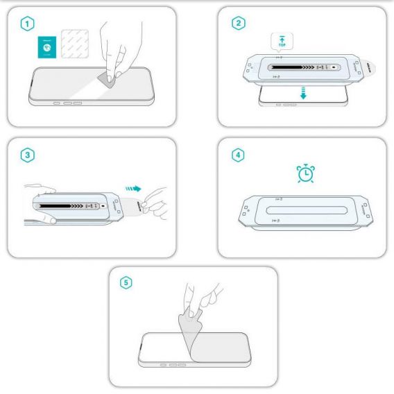 Захисне скло Nillkin (CP+PRO) для Apple iPhone 17 (+ аплікатор), Чорний