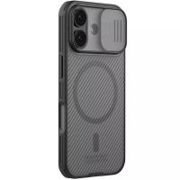 Карбонова накладка Nillkin CamShield Pro Magnetic для iPhone 17, Transparent black