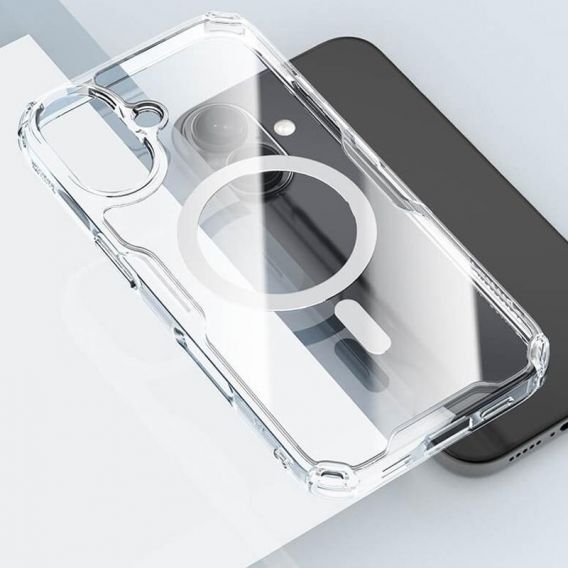 TPU чохол Nillkin Nature Pro Magnetic для Apple iPhone 17, Безбарвний (прозорий)