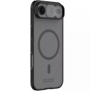 Карбонова накладка Nillkin CamShield Pro Magnetic для iPhone 17 Air, Transparent black