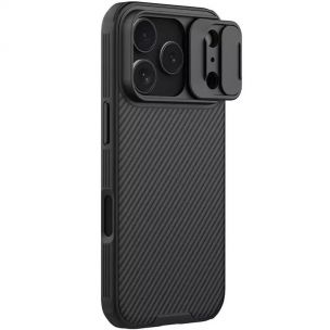 Карбоновая накладка Nillkin CamShield Pro Magnetic для Apple iPhone 17 Pro, Black