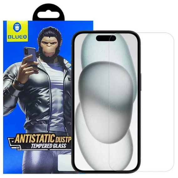 Захисне 2.5D скло Blueo Full Cover HD Clear для Apple iPhone 17/17 Pro/16 Pro, Прозоре