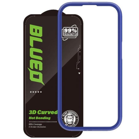 Захисне 3D скло Blueo Hot Bending New для Apple iPhone 15 Pro Max, Чорний