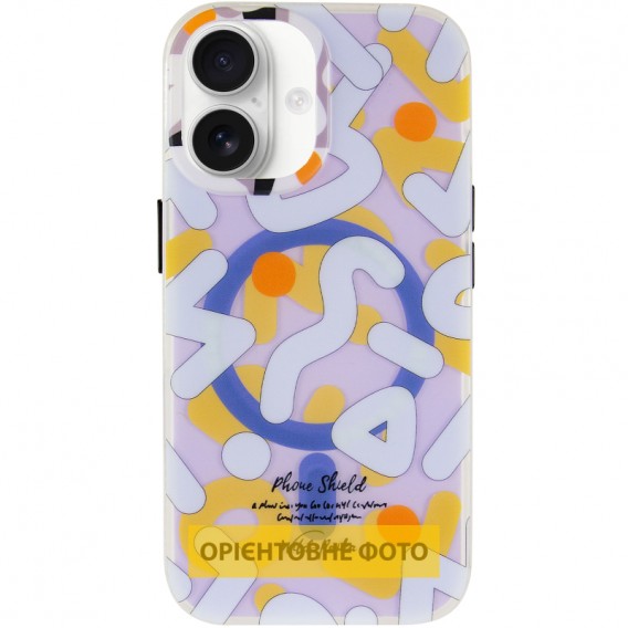 TPU чохол Pastel Chaos with MagSafe для Apple iPhone 16 (6.1") White TPU чохол Pastel Chaos with MagSafe для Apple iPhone 16 (6.1") White
